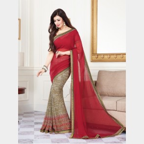 Vinay’s Soft Printed Georgette Sharee